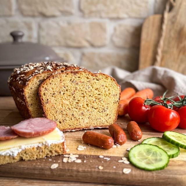 Fitnessbrot mit Möhren