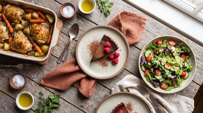 Auswahl an Rezepten — deftig, süß und schnell