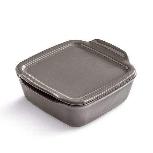 Quadratische Ofenhexe® mit Servierhexe, grau