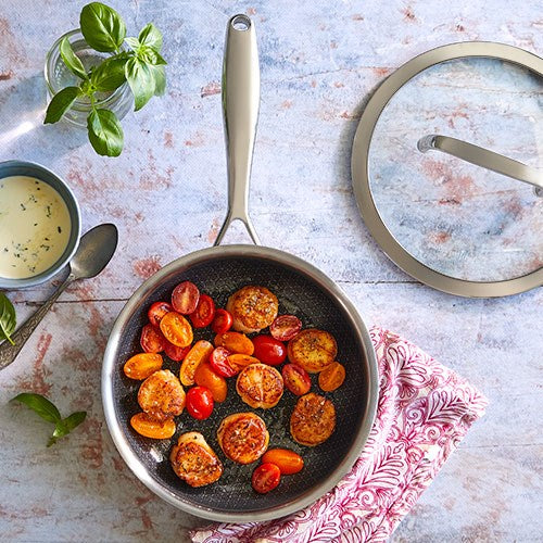 Edelstahl-Antihaft-Pfanne 22 cm