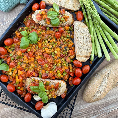 Rechteckiger Grillstein